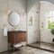 James Martin Vanities 31.5'' Single Vanity, Mid-Century Wlnt, Champagne Brass Base w/ Charcoal Black Composite Stone Top 805-V31.5-W-CB-CH - alternate 13